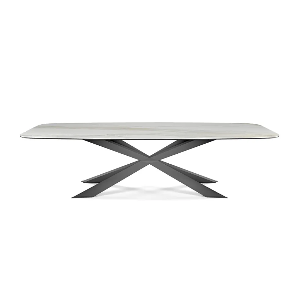 Cattelan Italia Spyder-ruokapöytä, suorakaide