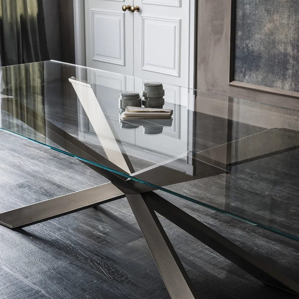Cattelan Italia Spyder-ruokapöytä, suorakaide