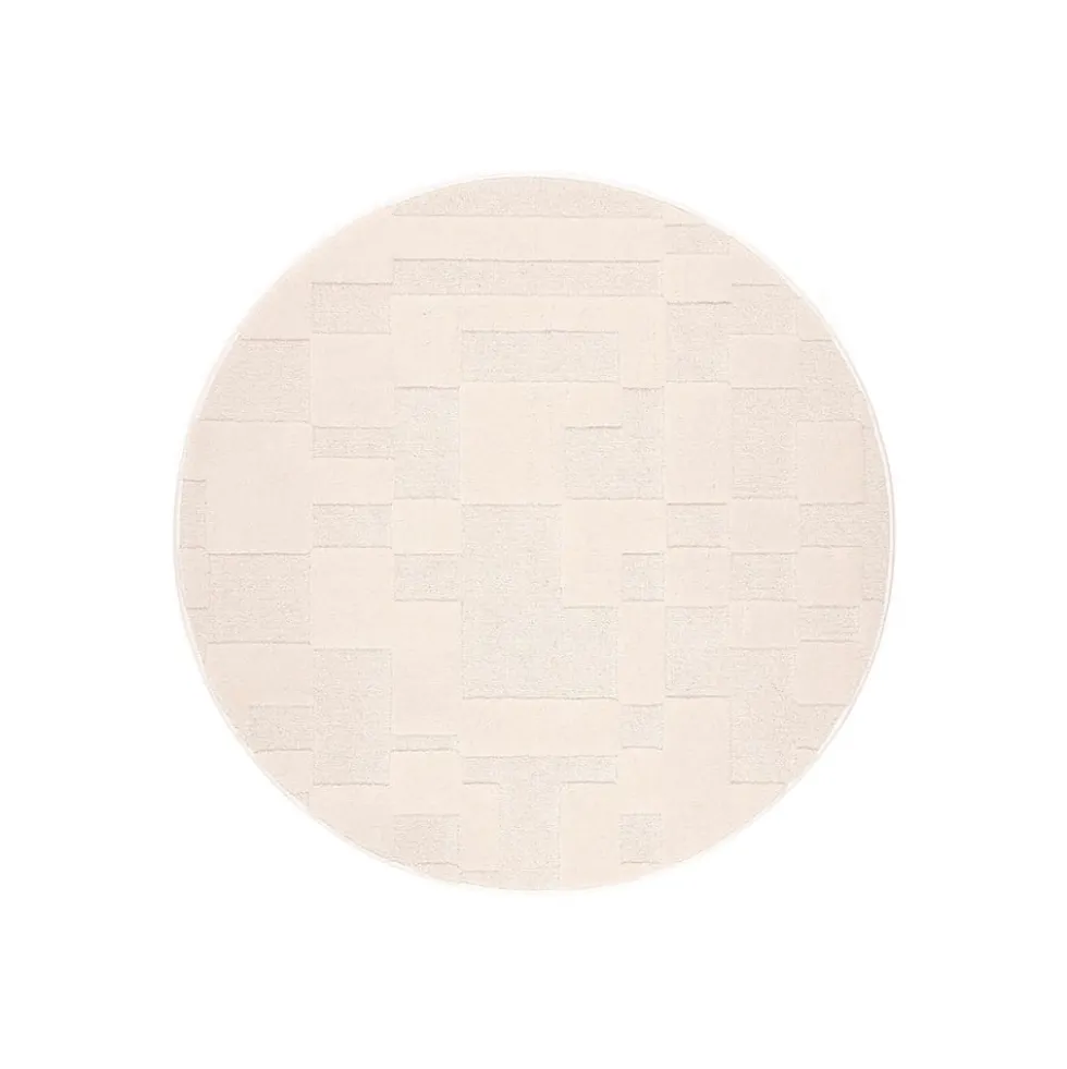 VM Carpet Domino-villamatto, pyöreä